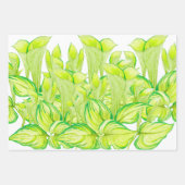 Harmonie in het groen op wikkelpapier Set Inpakpapier Vel (Voorkant)