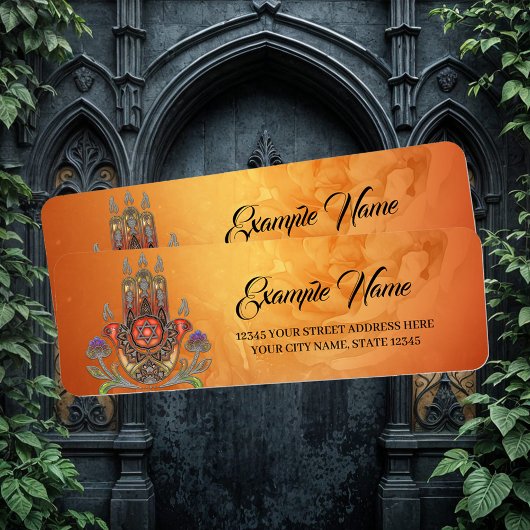 Harmonie in kleur en vorm etiket