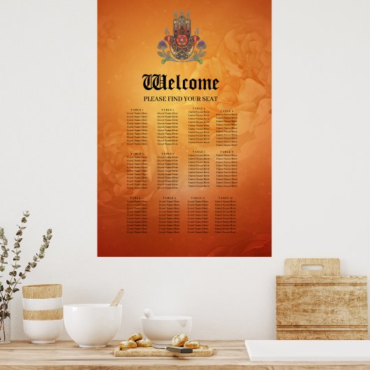 Harmonie in kleur en vorm poster (Keuken)