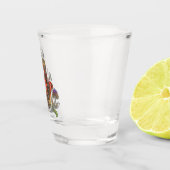 Harmonie in kleur en vorm shot glas (Rechts)