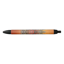 Harmonie in kleur en vorm zwarte inkt pen