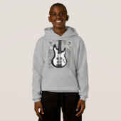 Harmonie in lijnen: diverse instrumenten T-shirt (Voorkant volledig)