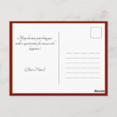 Harmonie in rood en goud: Chinees Nieuwjaar Briefkaart (Achterkant)