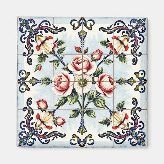 harmonie in rozen magneet (Voorkant)