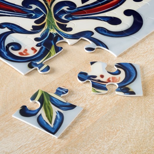 harmonie in rozen puzzel (Zijkant)