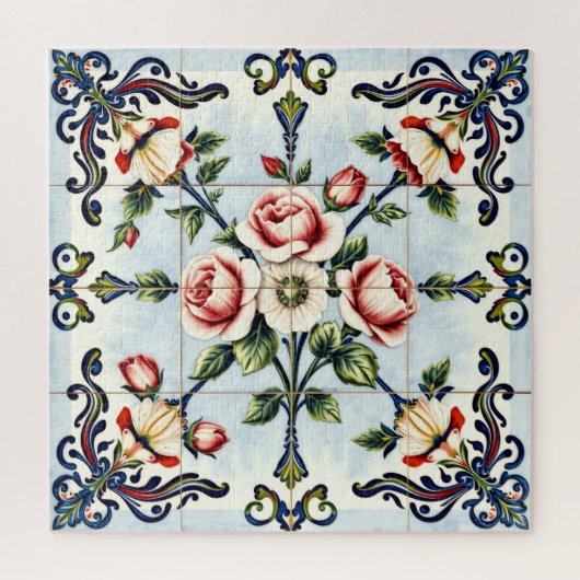 harmonie in rozen puzzel (Verticaal)