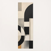 Harmonie in Schakeringen: Abstracte Compositie in Yogamat (Voorkant)