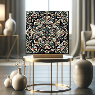 Harmonie in symmetrie: een geometrisch meesterwerk tegeltje