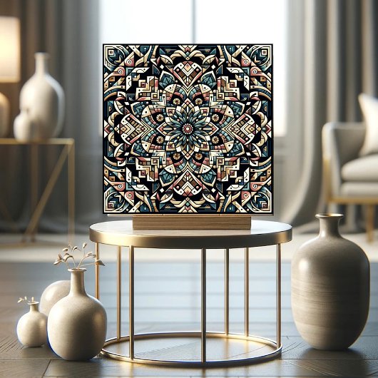 Harmonie in symmetrie: een geometrisch meesterwerk tegeltje