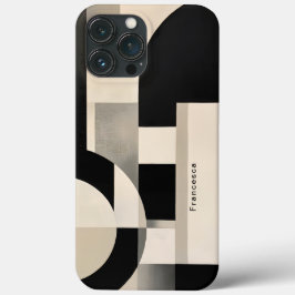 Harmonie in tinten: Abstracte samenstelling van B  Case-Mate iPhone Case