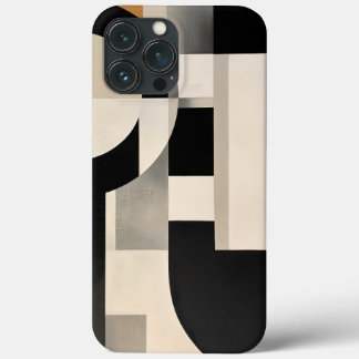 Harmonie in tinten: Abstracte samenstelling van B Case-Mate iPhone Case
