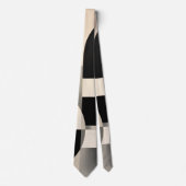 Harmonie in tinten: Abstracte samenstelling van B  Stropdas (Voorkant)