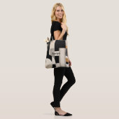 Harmonie in tinten: Abstracte samenstelling van B  Tote Bag (Op model)