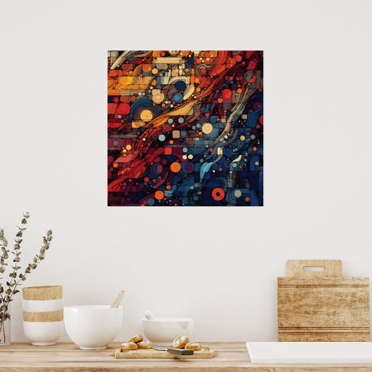 Harmonie in verscheidenheid poster (Keuken)