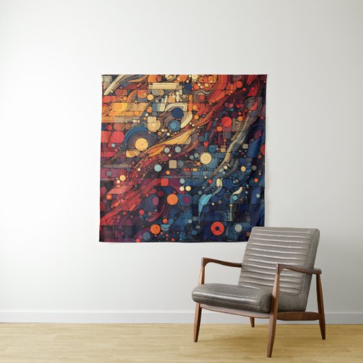 Harmonie in verscheidenheid wandkleed (In situ)