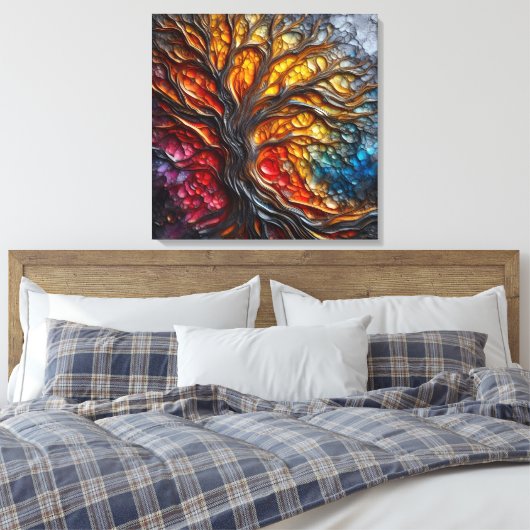 Harmonie in verval canvas afdruk (Insitu (Slaapkamer))