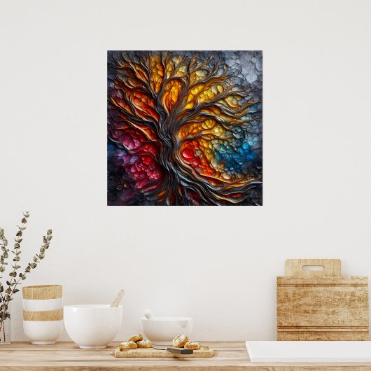 Harmonie in verval poster (Keuken)