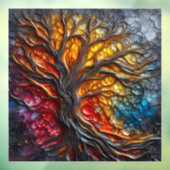 Harmonie in Verval Venster Cling Raamsticker (Vel 3)