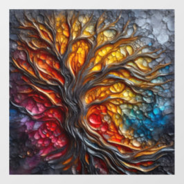 Harmonie in Verval Venster Cling Raamsticker