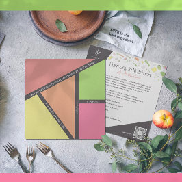 Harmonie in Voeding Evenement Kaart