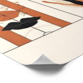 Harmonie in Vorm – Neutrale Abstracte Compositie Poster (Hoek)