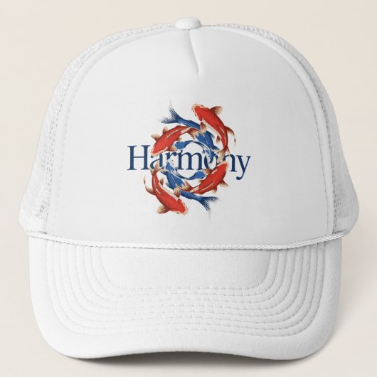 Harmonie – Japanse Koi, symbool van balans Trucker Pet (Voorkant)