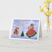 Harmonie kerst LeeMarie’s Creative Design Kaart (Gele Bloem)