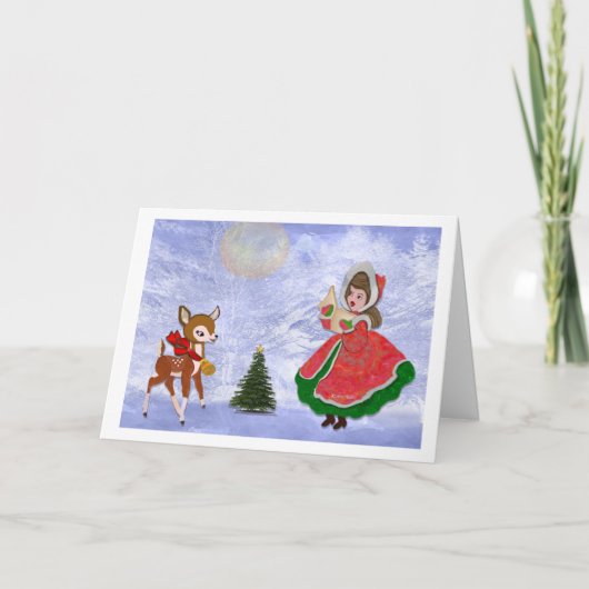 Harmonie kerst LeeMarie’s Creative Design Kaart (Voorkant)