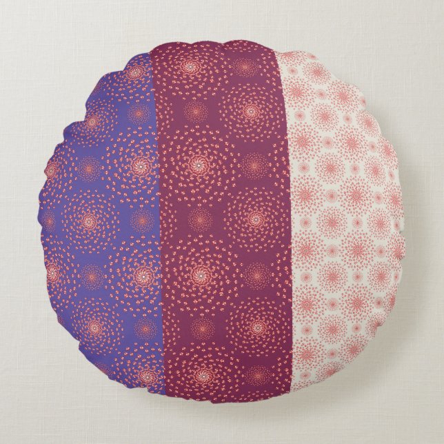 Harmonie Lijn Patroon Decorative Worp Kussen – Bal (Voorkant)