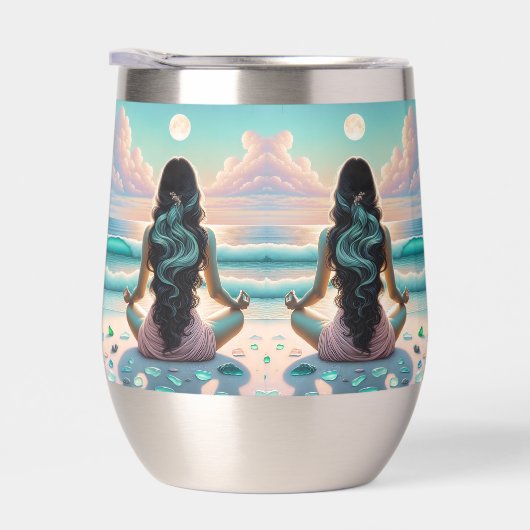 Harmonie Meditatie op het strand (Rechts)