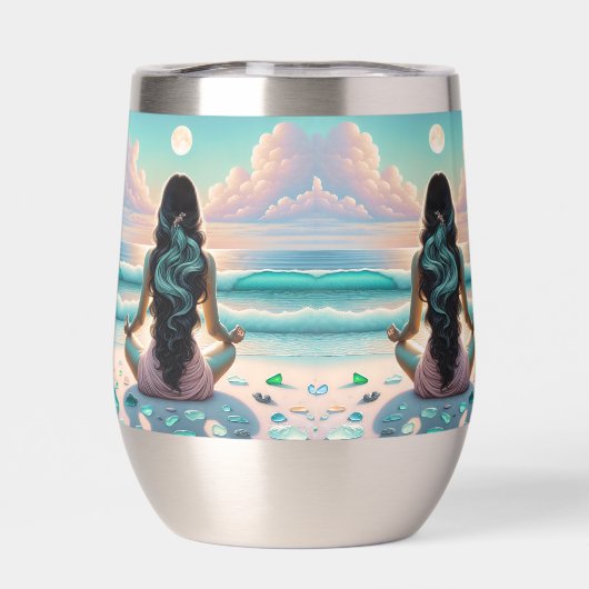 Harmonie Meditatie op het strand (Achterkant)