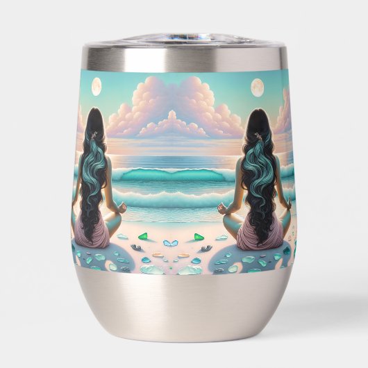 Harmonie Meditatie op het strand (Voorkant)