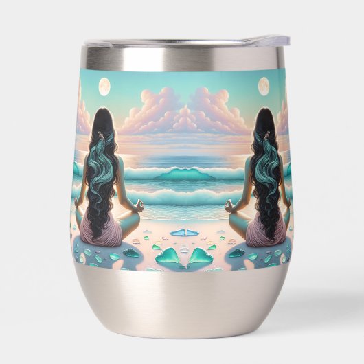 Harmonie Meditatie op het strand (Links)