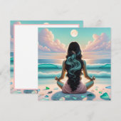 Harmonie Meditatie op het strand (Voorkant / Achterkant)