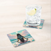 Harmonie Meditatie op het strand Kartonnen Onderzetters (Insitu)