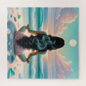 Harmonie Meditatie op het strand Legpuzzel (Horizontaal)