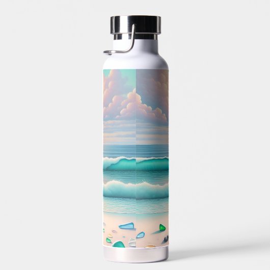 Harmonie Meditatie op het strand Waterfles (Rechts)
