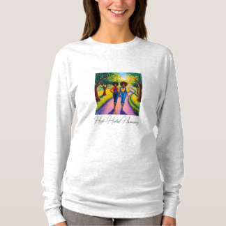 harmonie met hoge hakken t-shirt