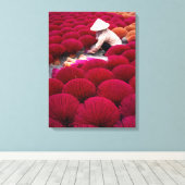 Harmonie met Natuur Canvas Afdruk (Insitu (Houten vloer))