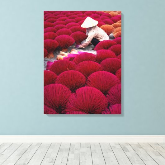 Harmonie met Natuur Canvas Afdruk (Insitu (Houten vloer))