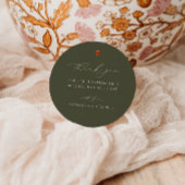 HARMONIE | Olive Green Wedding Bedankjes Labels