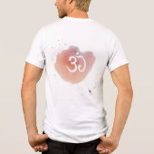 Harmonie onthuld: de ॐ Vredesmandala Tri-Blend Shirt (Achterkant)