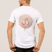 Harmonie onthuld: de ॐ Vredesmandala Tri-Blend Shirt (Achterkant)