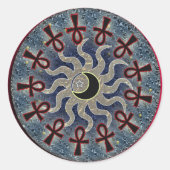 harmonie ronde sticker (Voorkant)