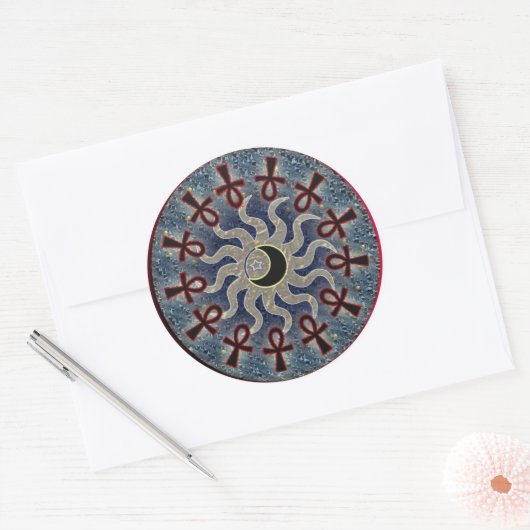 harmonie ronde sticker (Envelop)