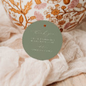 HARMONIE | Sage Green Wedding Bedankjes Labels
