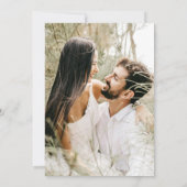 HARMONIE | Sage Green Wedding Details Fotokaart Kaart (Achterkant)