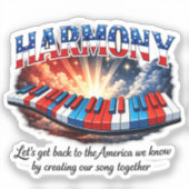 HARMONIE STICKER (Voorkant)