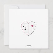 Harmonie van de Liefde Feestdagenkaart (Achterkant)