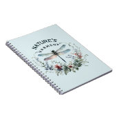 Harmonie van de natuur - Artistieke libel Notitieboek (Rechterzijde)